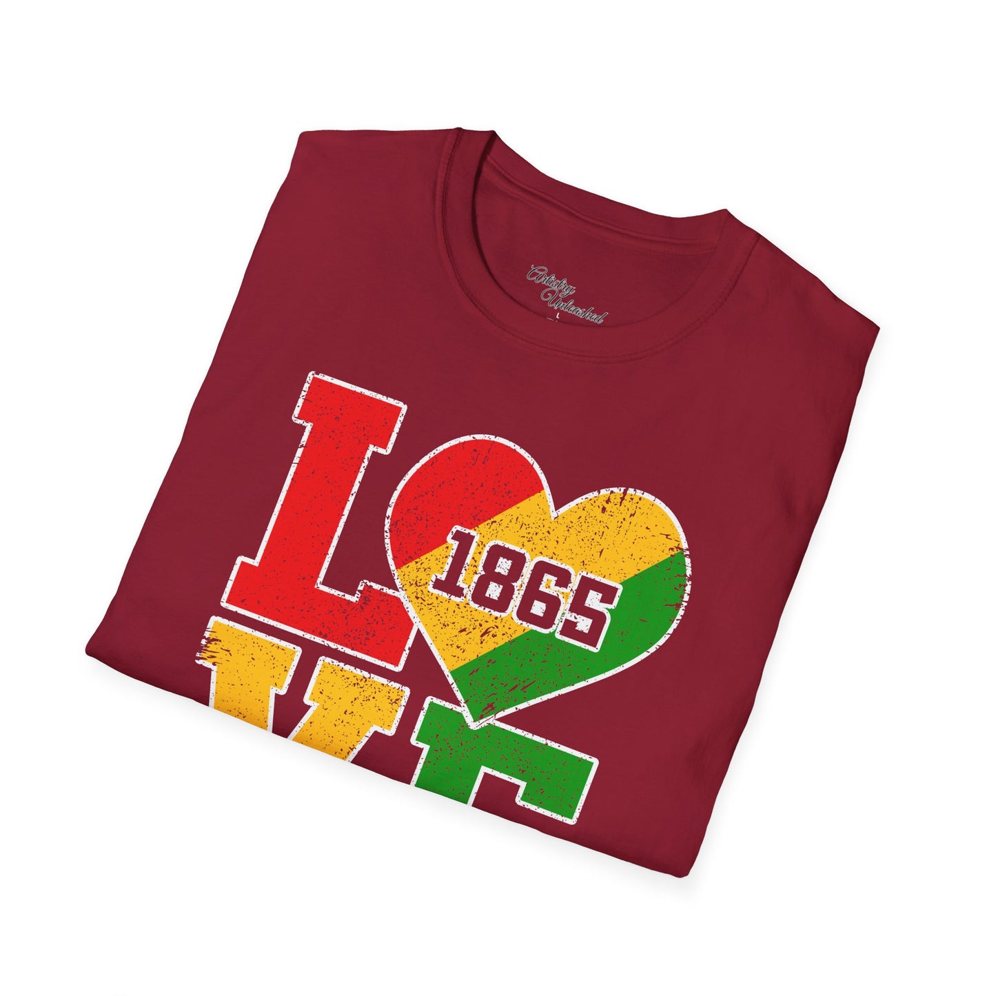 1865 Love Unisex Softstyle T-Shirt