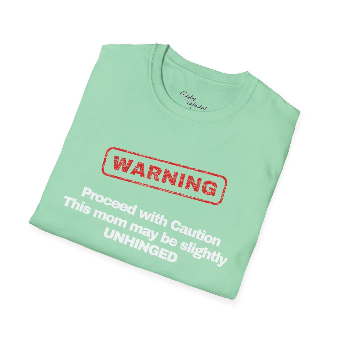 Warning Unisex Softstyle T-Shirt