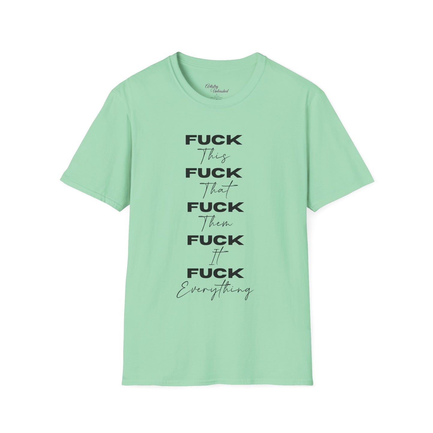 F This, That, etc. Unisex Softstyle T-Shirt