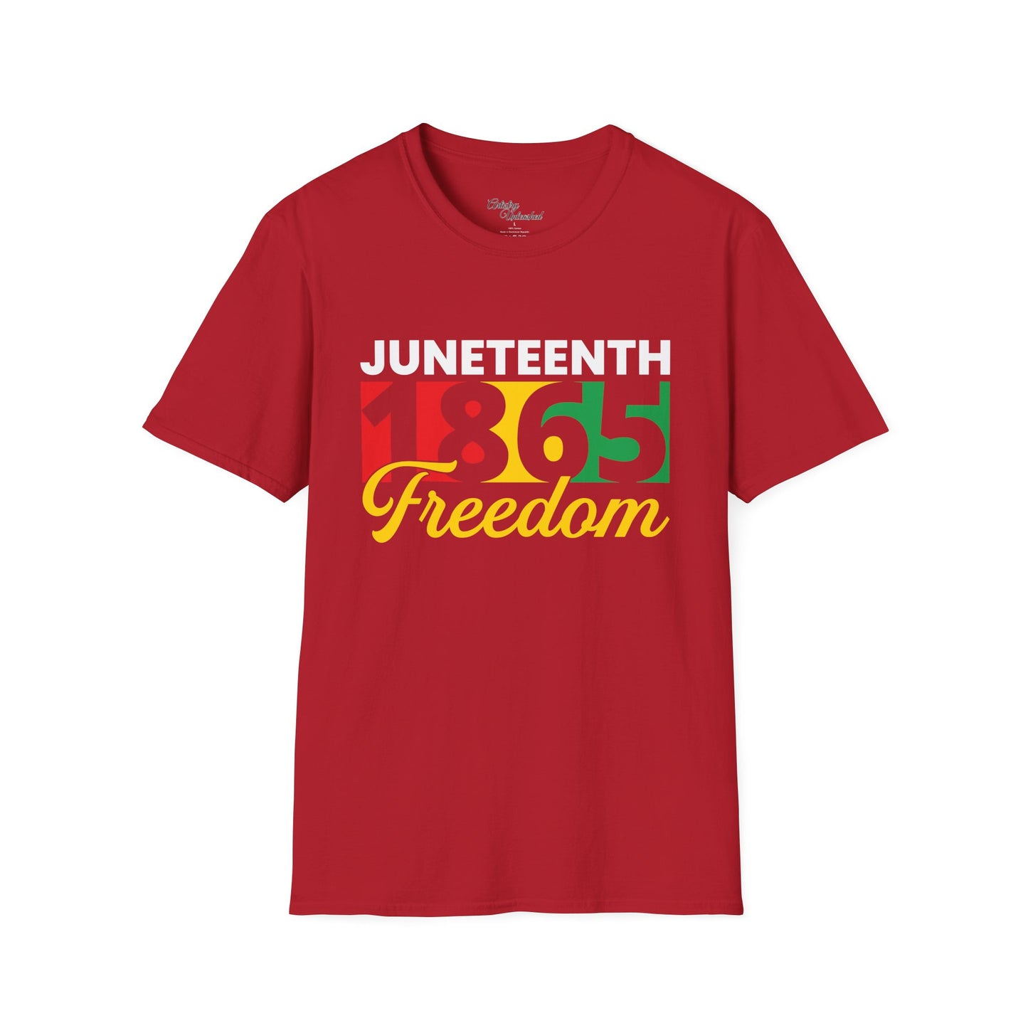 Juneteenth 1865 Freedom Unisex Softstyle T-Shirt