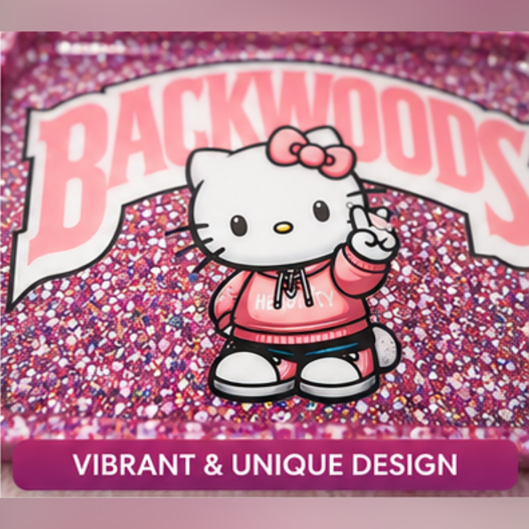 Pink Glitter Resin Catchall Tray | Handmade Vanity Tray | Kawaii-Inspired Jewelry Organizer | 10" x 6" Decorative Tray