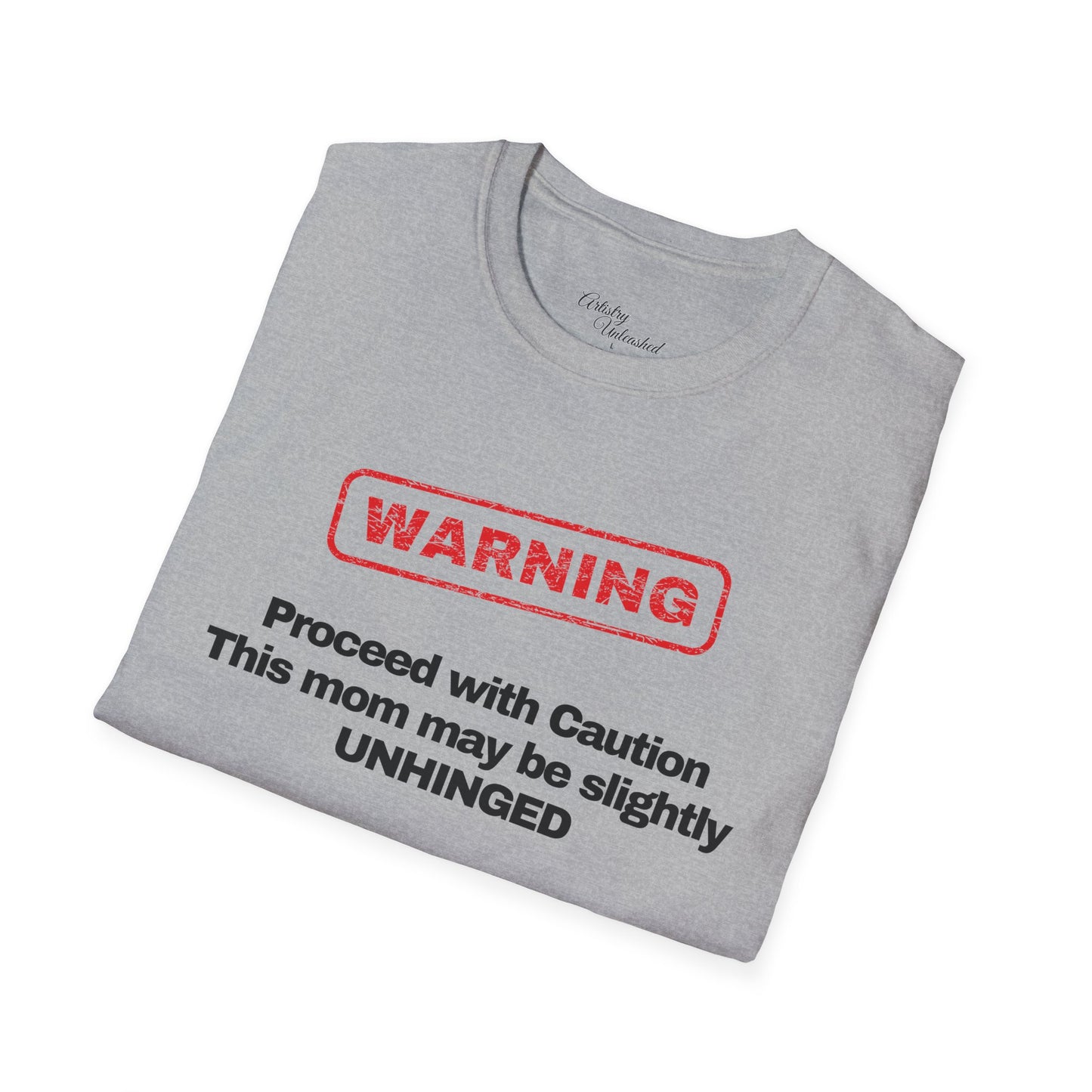 Warning Unisex Softstyle T-Shirt