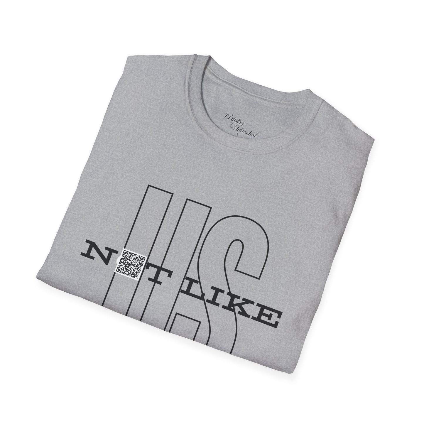 Not Like Us QR Unisex Softstyle T-Shirt