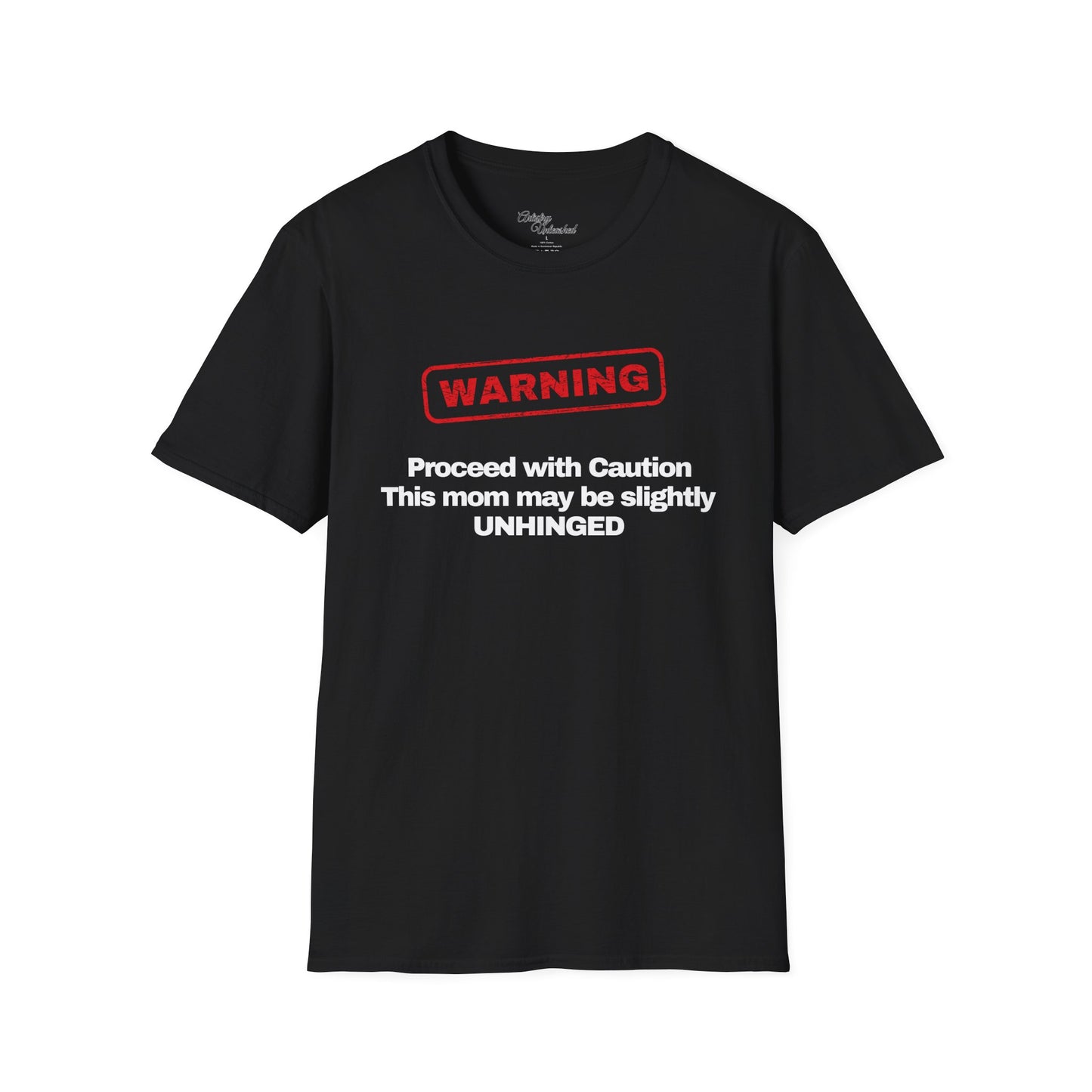 Warning Unisex Softstyle T-Shirt