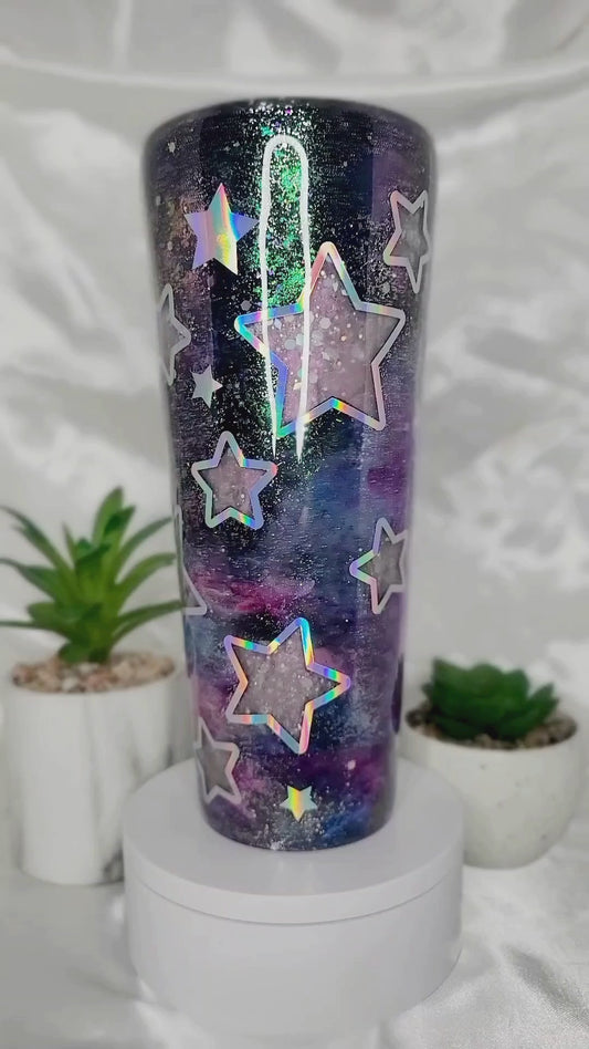 Galaxy 24 oz Acrylic Tumbler