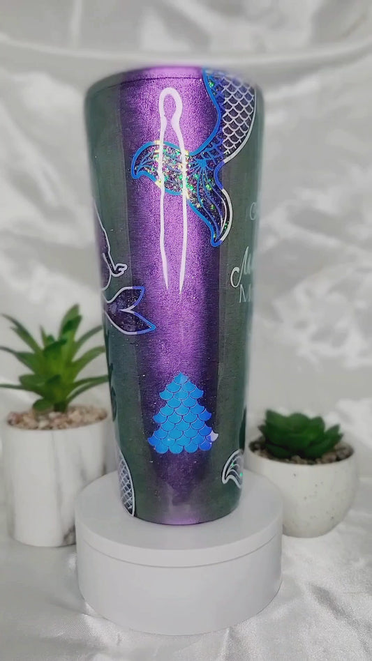 Mermaid 24 oz Acrylic Tumbler