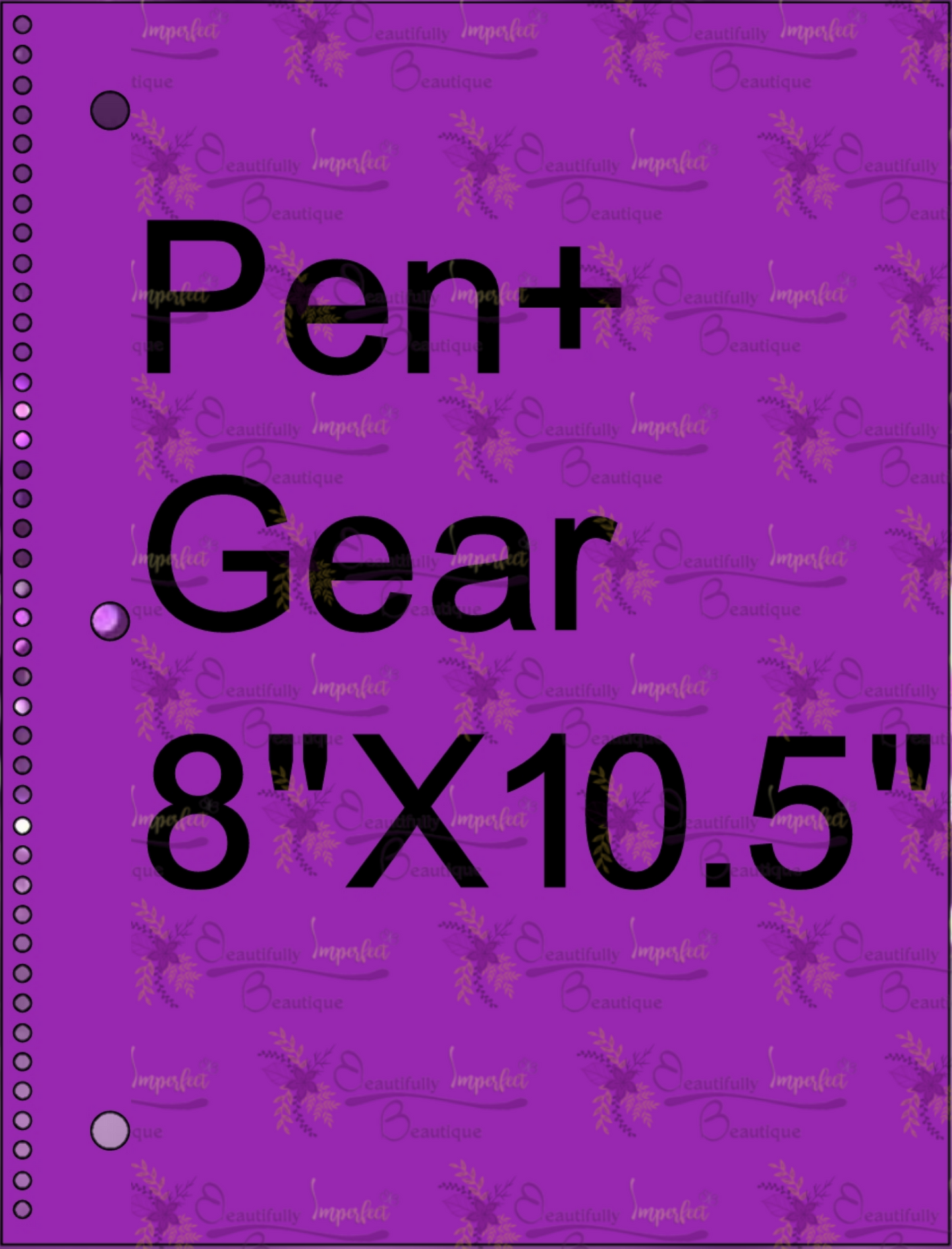 Notebook Cover Template