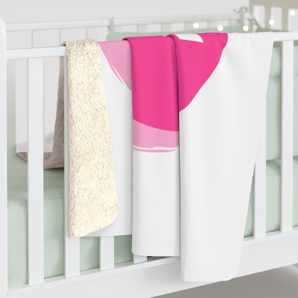 #TeamPink Sherpa Fleece Blanket