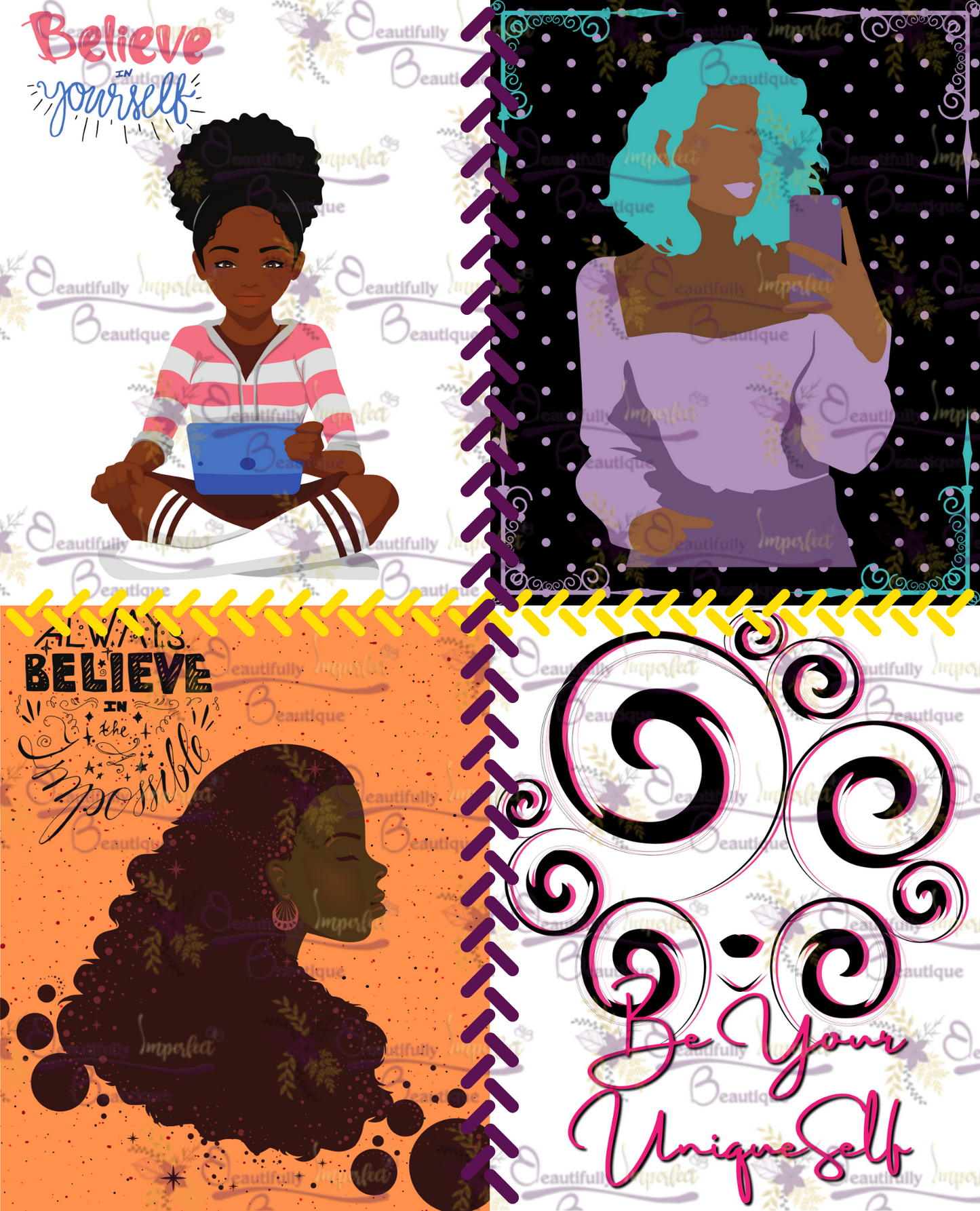 Diva Notebook Cover Digital Paper