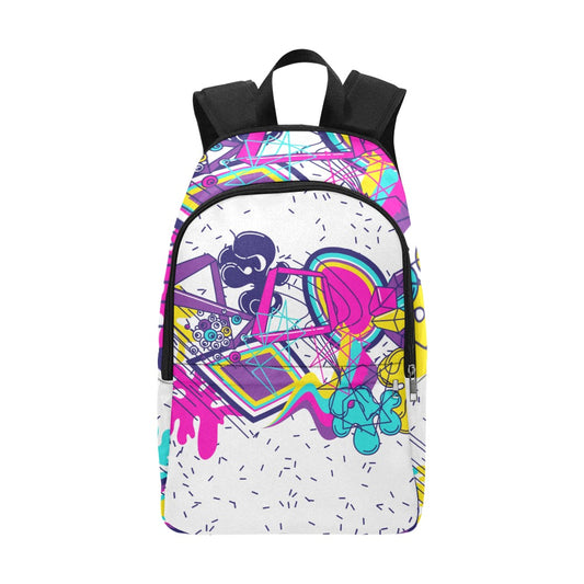 Abstract Graffiti Fabric Backpack