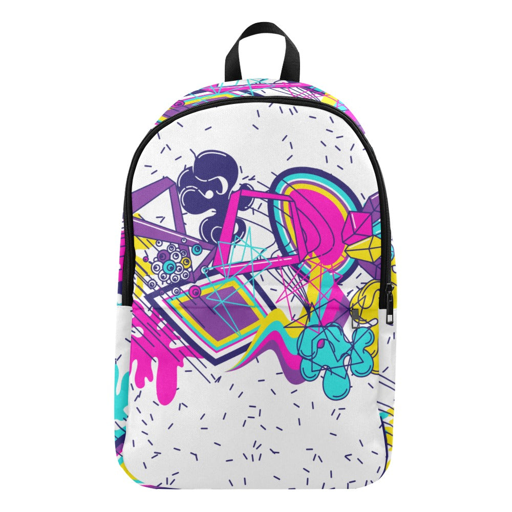 Abstract Graffiti Fabric Backpack