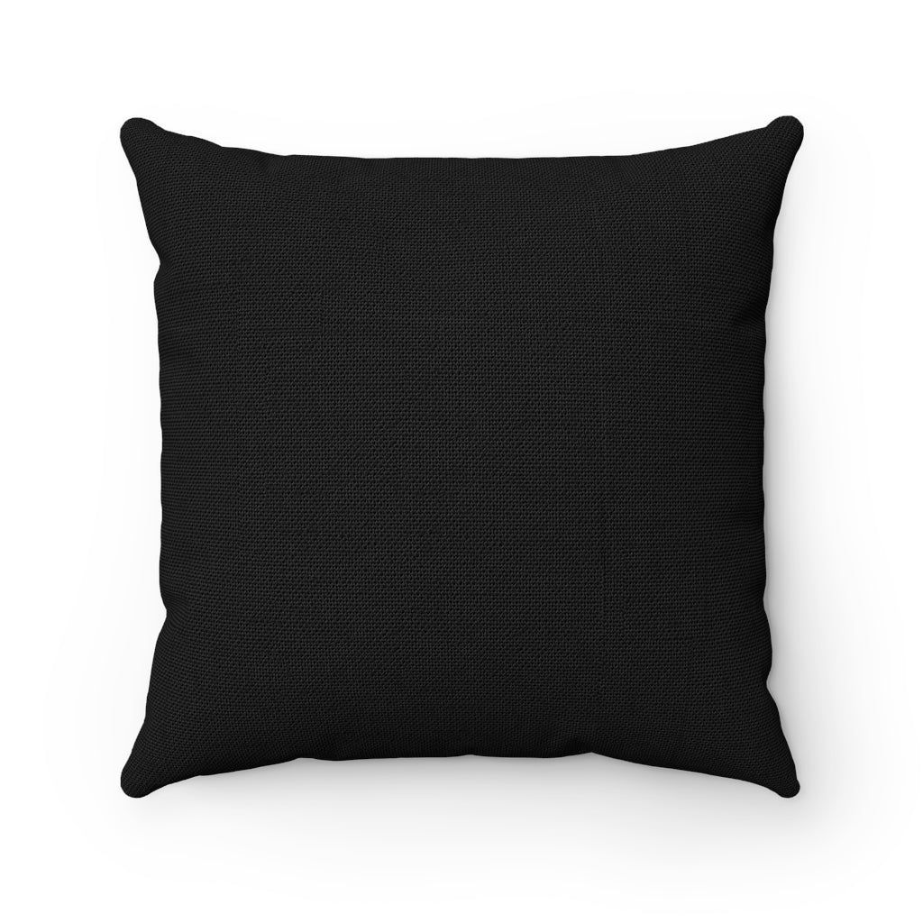 The Black King Collection Spun Polyester Square Pillow