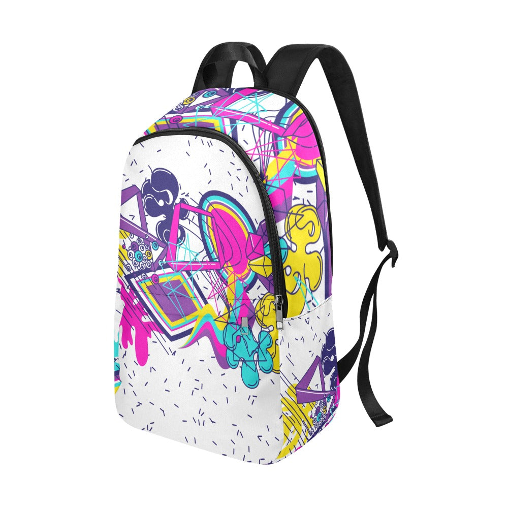 Abstract Graffiti Fabric Backpack