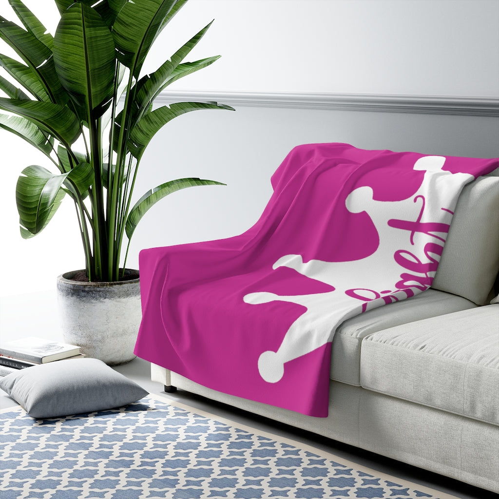 Fighting Queen Sherpa Fleece Blanket