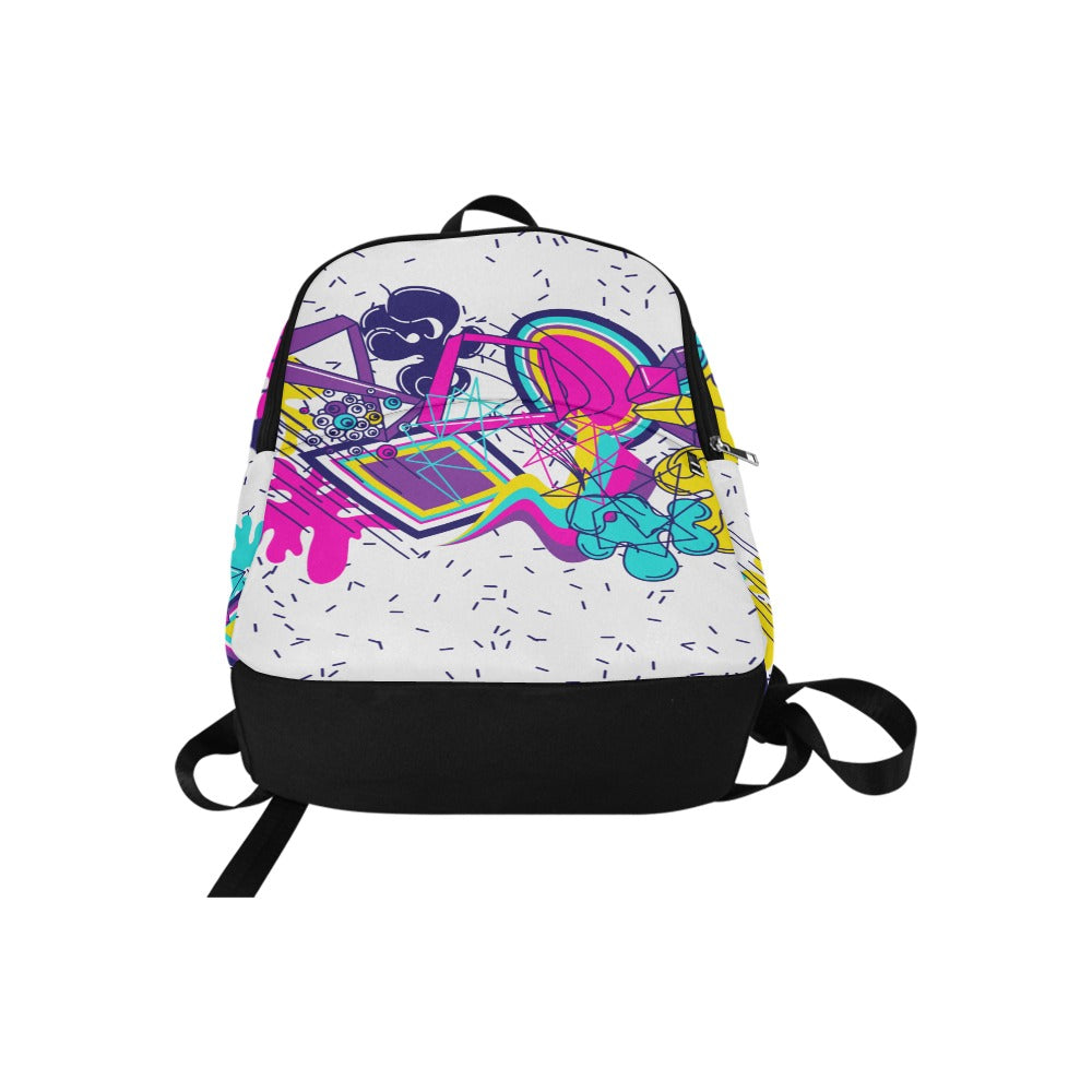 Abstract Graffiti Fabric Backpack