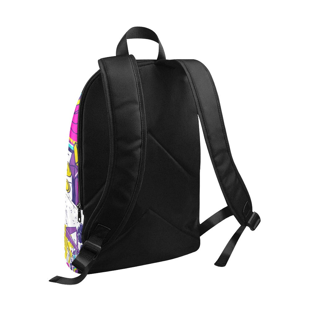 Abstract Graffiti Fabric Backpack