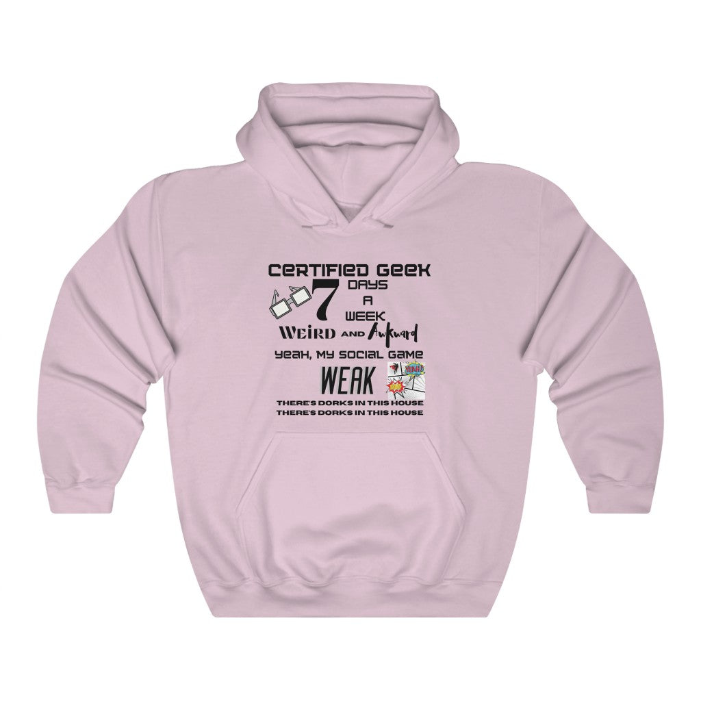 Certified Geek WAP Black Font Unisex Heavy Blend™ Hooded Sweatshirt