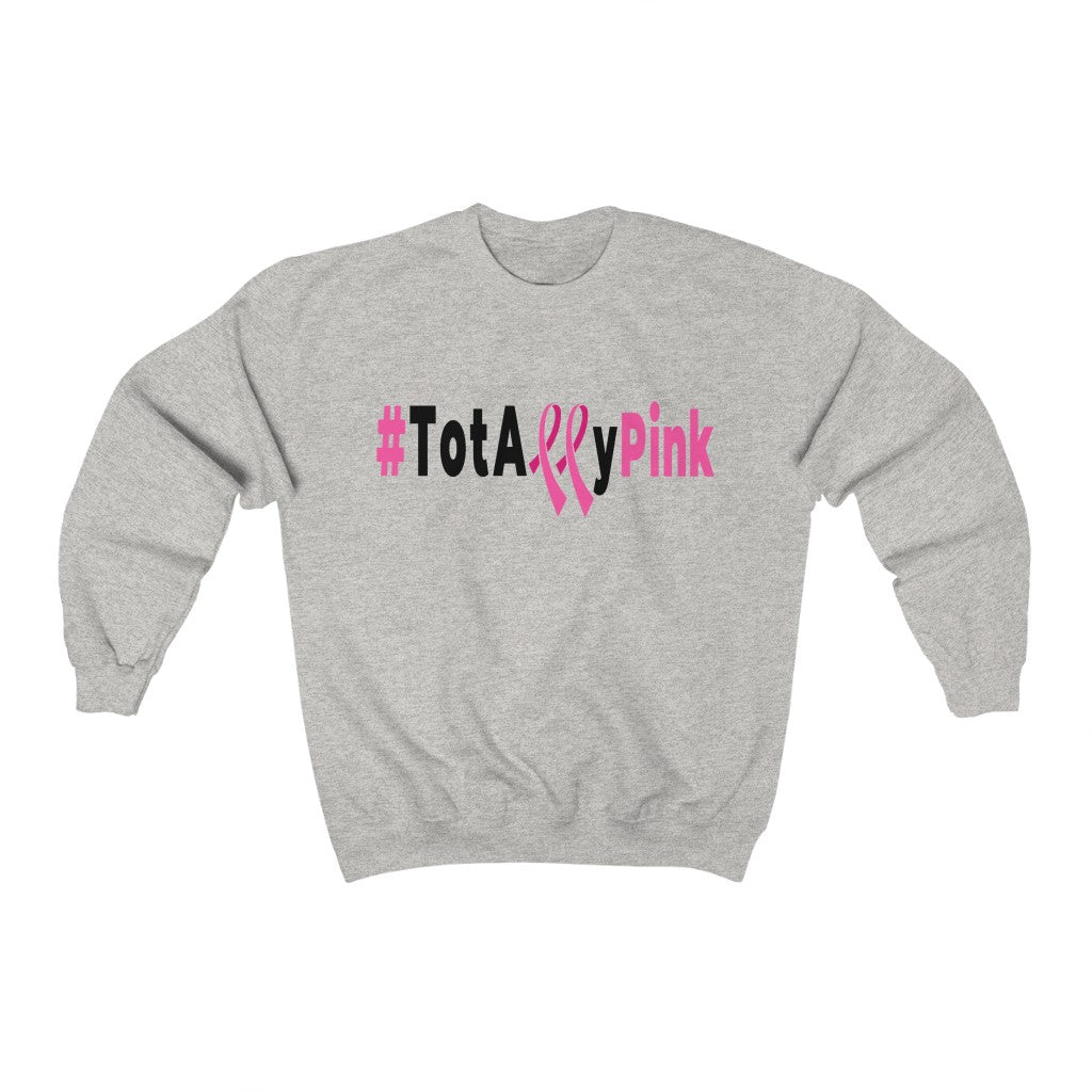 #TotAllyPink Unisex Heavy Blend™ Crewneck Sweatshirt