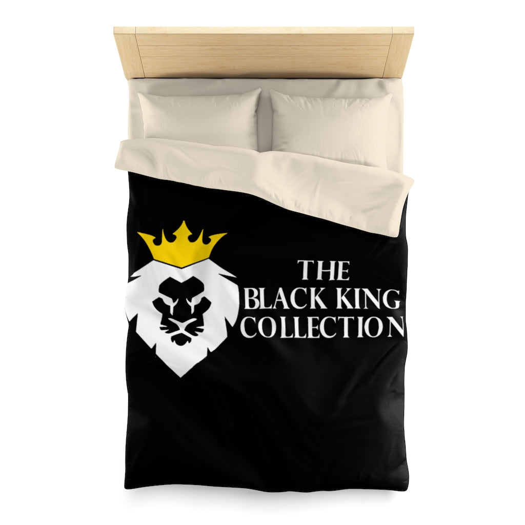 The Black King Collection Microfiber Duvet Cover