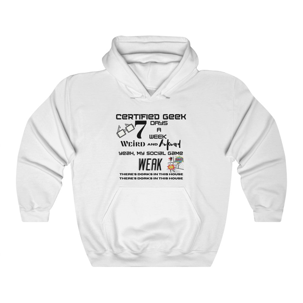 Certified Geek WAP Black Font Unisex Heavy Blend™ Hooded Sweatshirt