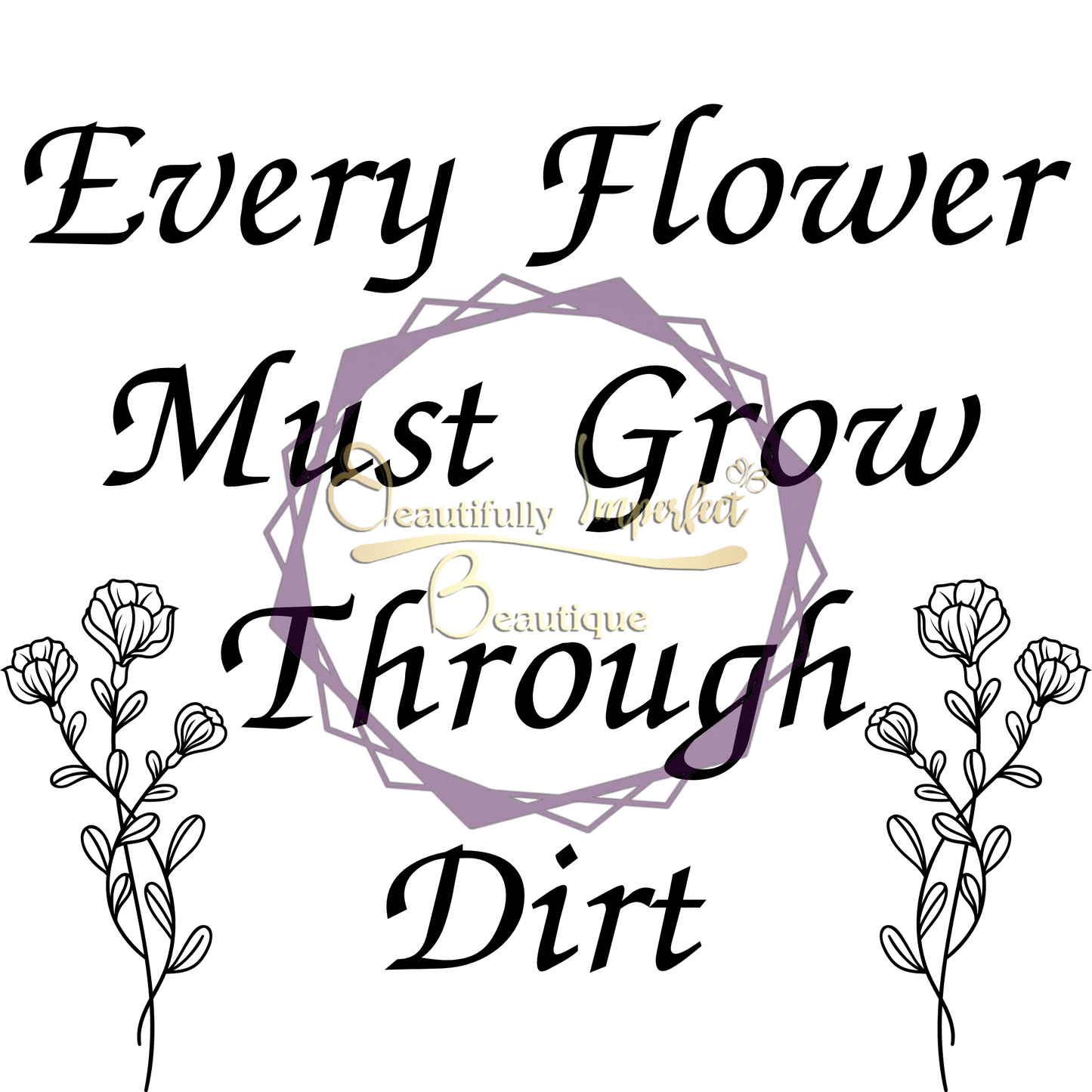 Springtime Flowers and Butterflies Digital Paper