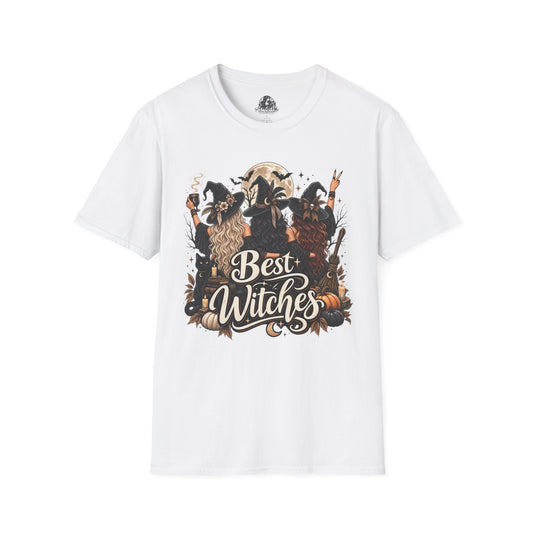 Best Witches Halloween | Glam Ghost Design | Unisex Softstyle T-Shirt