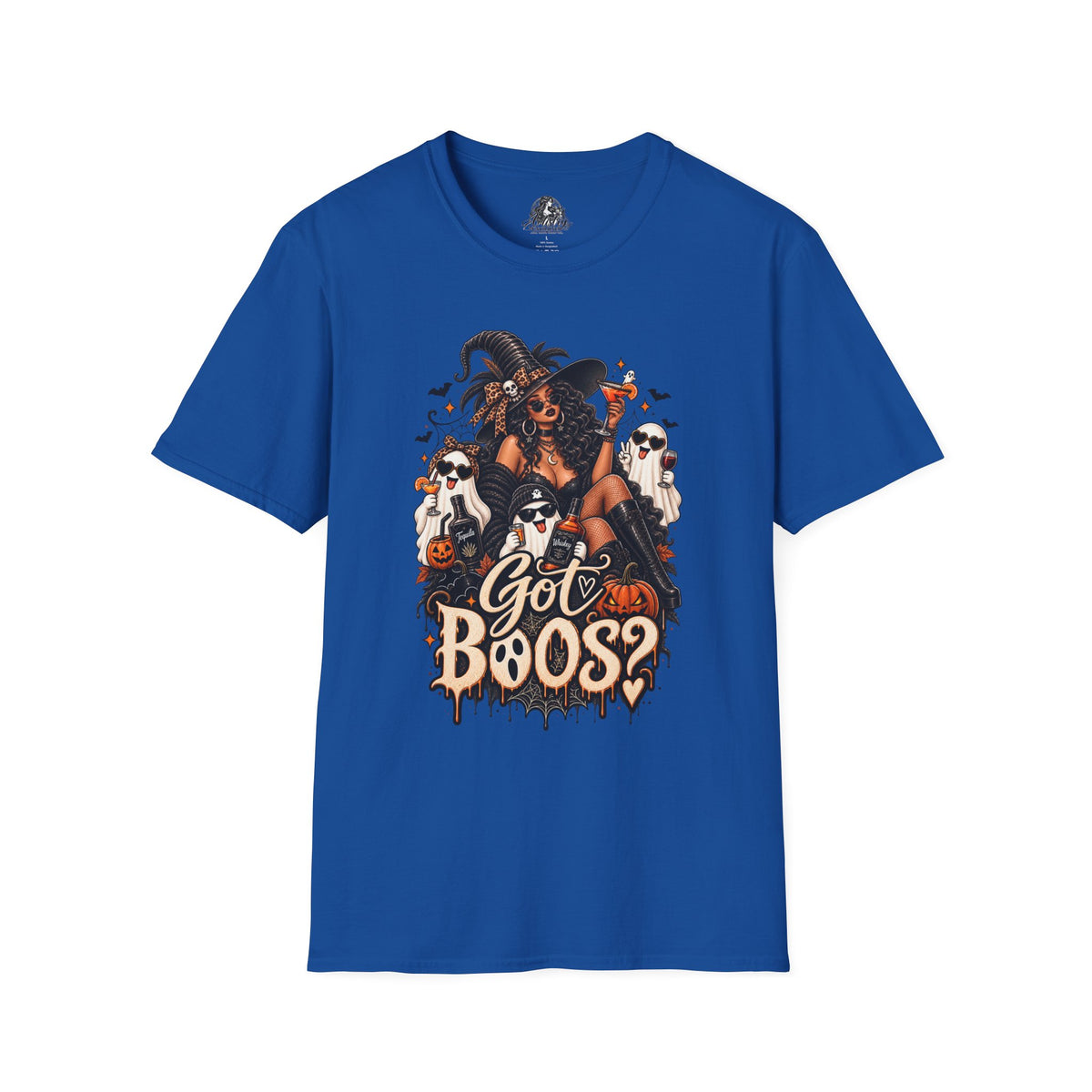 Got Boos Halloween | Glam Ghost Design | Unisex Softstyle T-Shirt