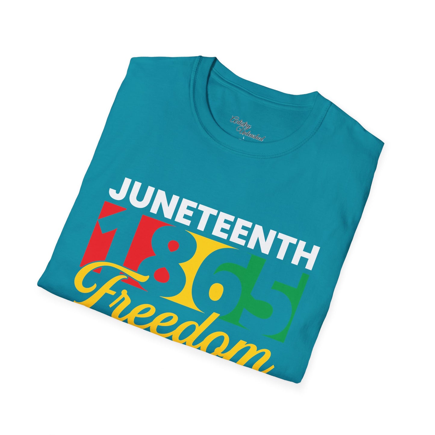 Juneteenth 1865 Freedom Unisex Softstyle T-Shirt