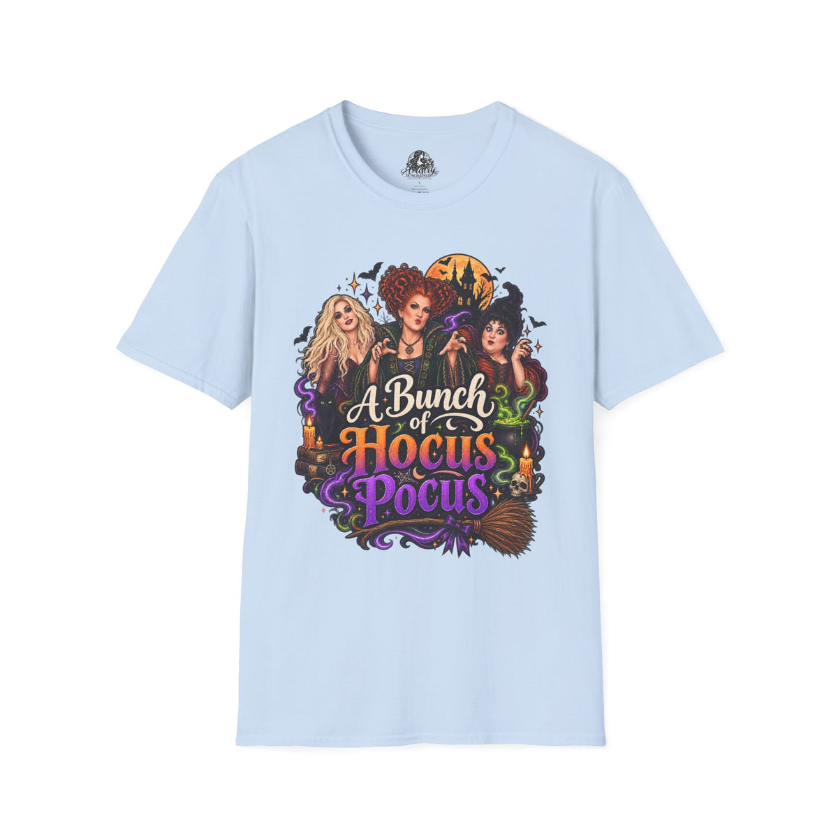 Bunch of Hocus Pocus Halloween | Glam Ghost Design | Unisex Softstyle T-Shirt