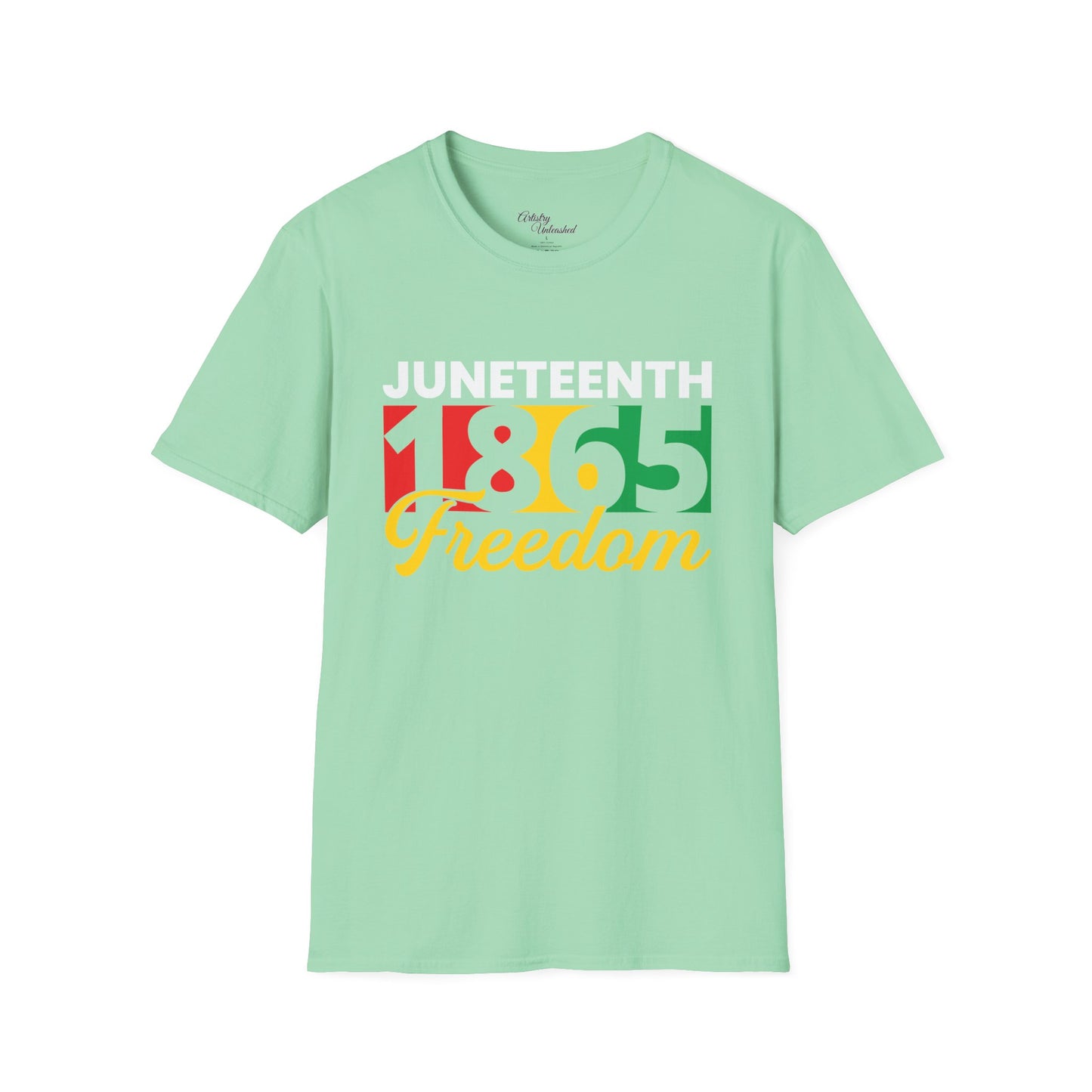 Juneteenth 1865 Freedom Unisex Softstyle T-Shirt