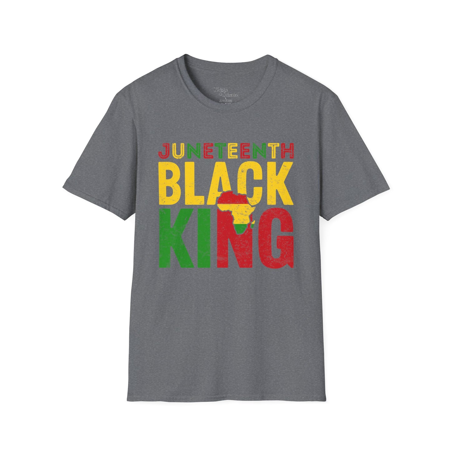 Black King Juneteenth Unisex Softstyle T-Shirt