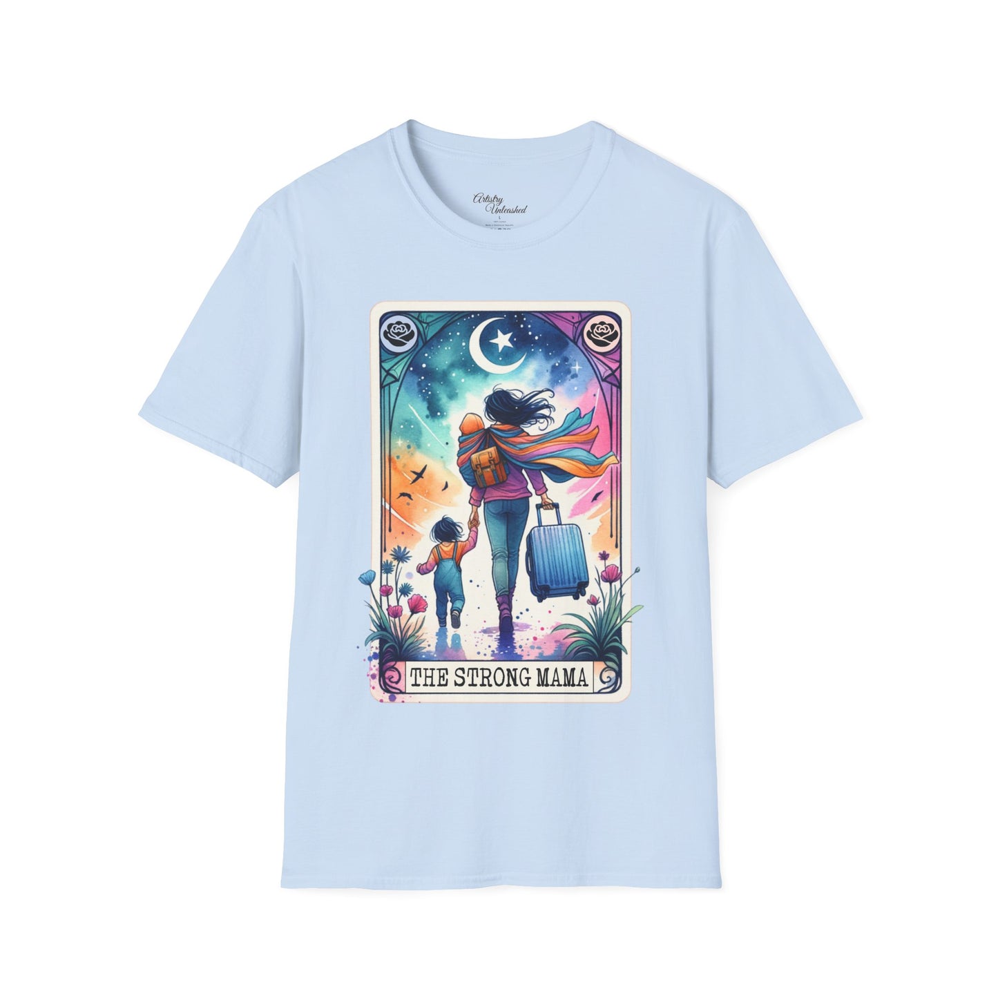 Strongest Mama Tarot Unisex Softstyle T-Shirt