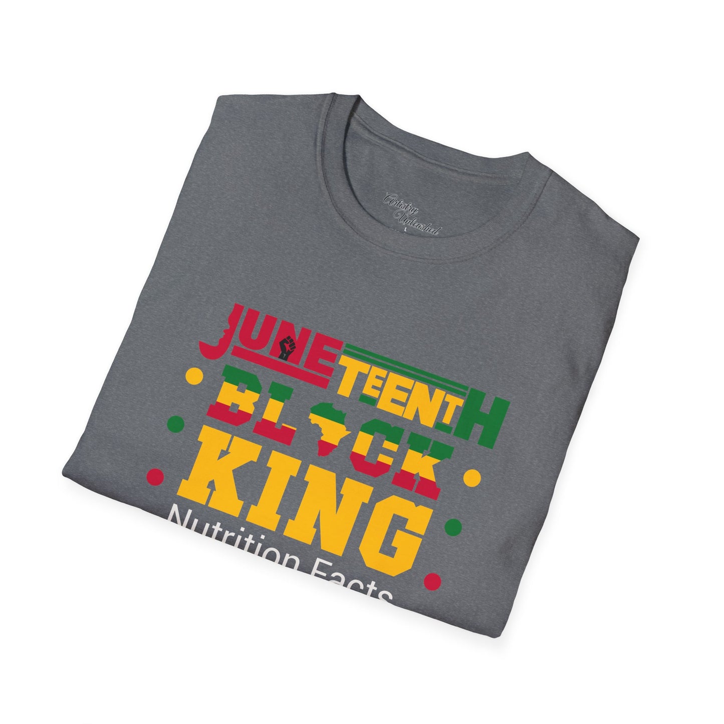 Juneteenth King Nutrition Unisex Softstyle T-Shirt