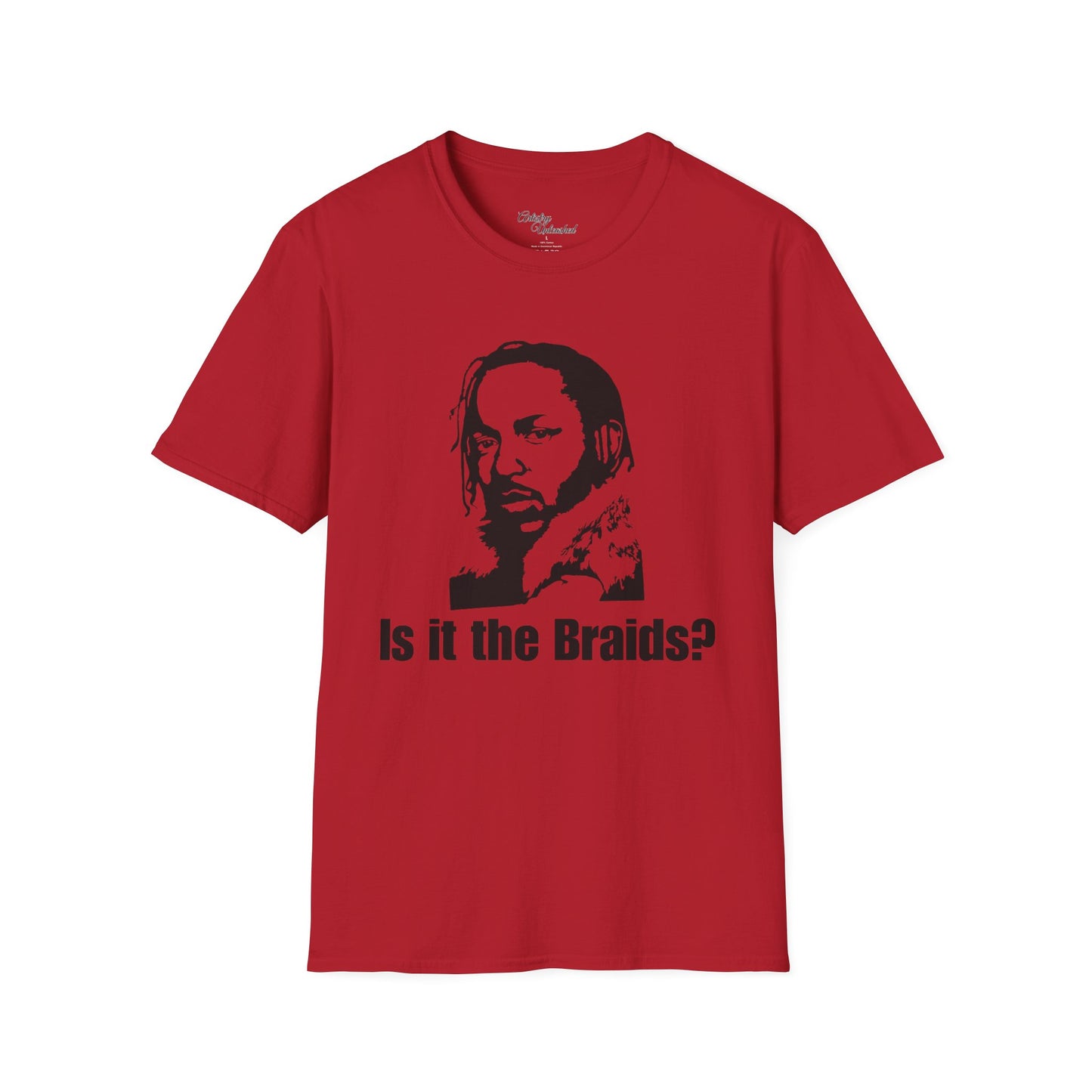 Is It The Braids? Unisex Softstyle T-Shirt