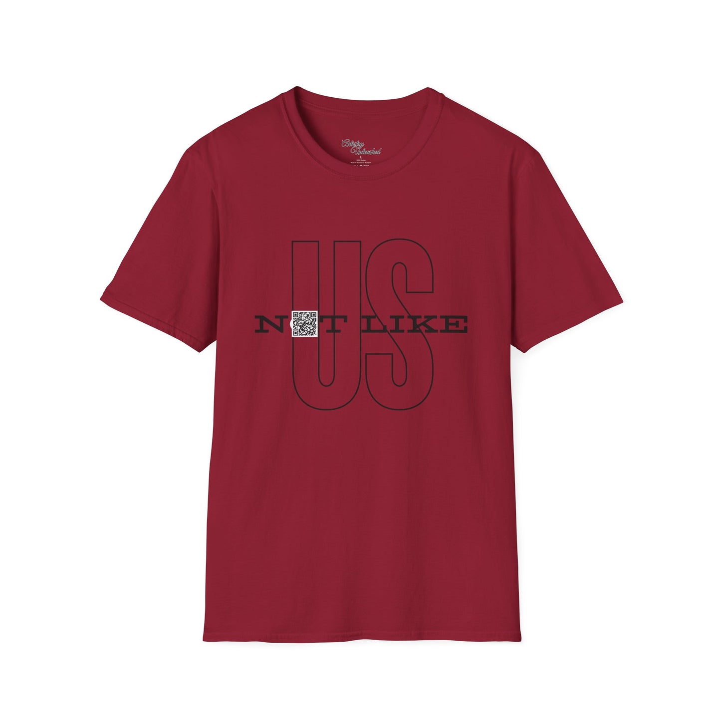 Not Like Us QR Unisex Softstyle T-Shirt