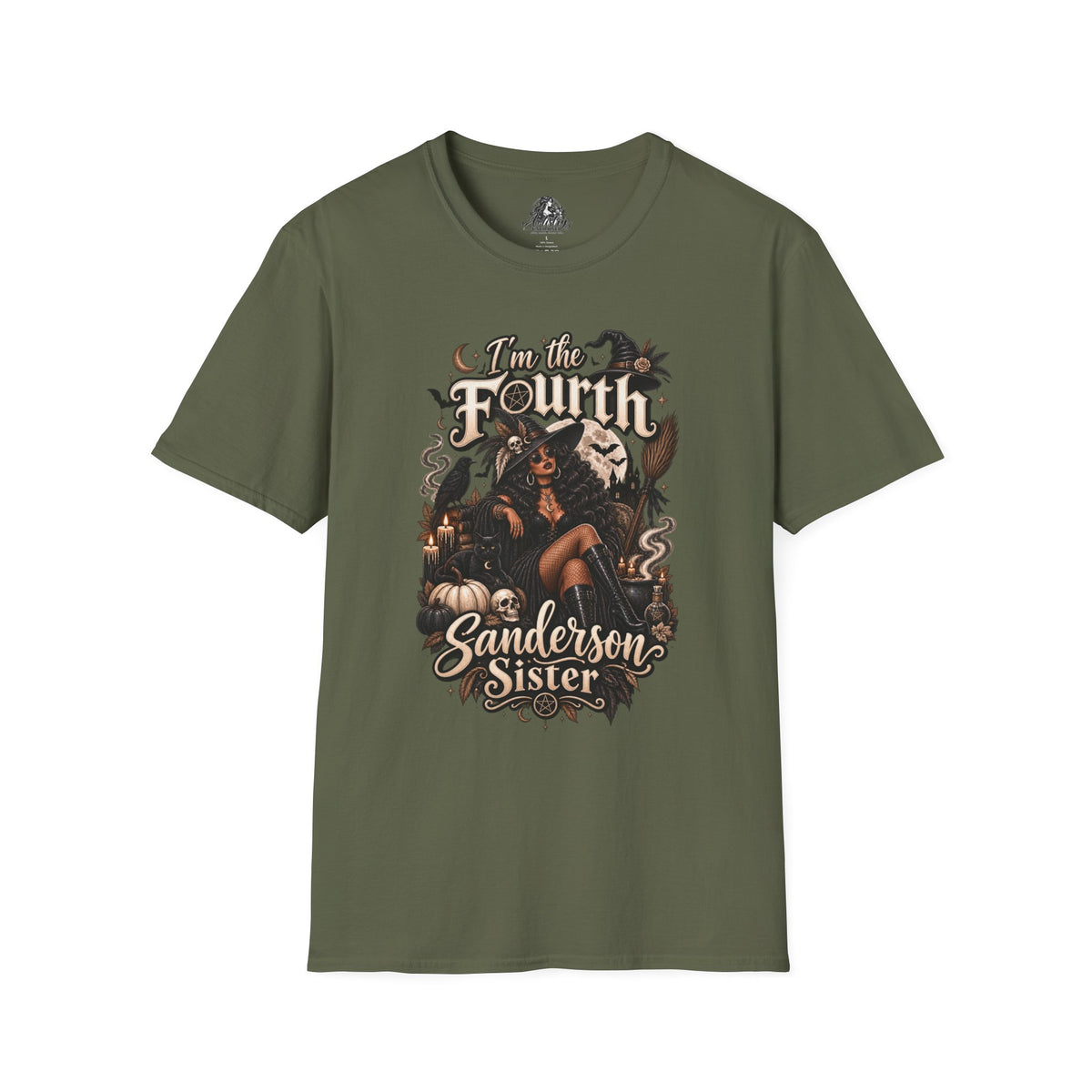 Fourth Sanderson Sister Halloween | Glam Ghost Design | Unisex Softstyle T-Shirt