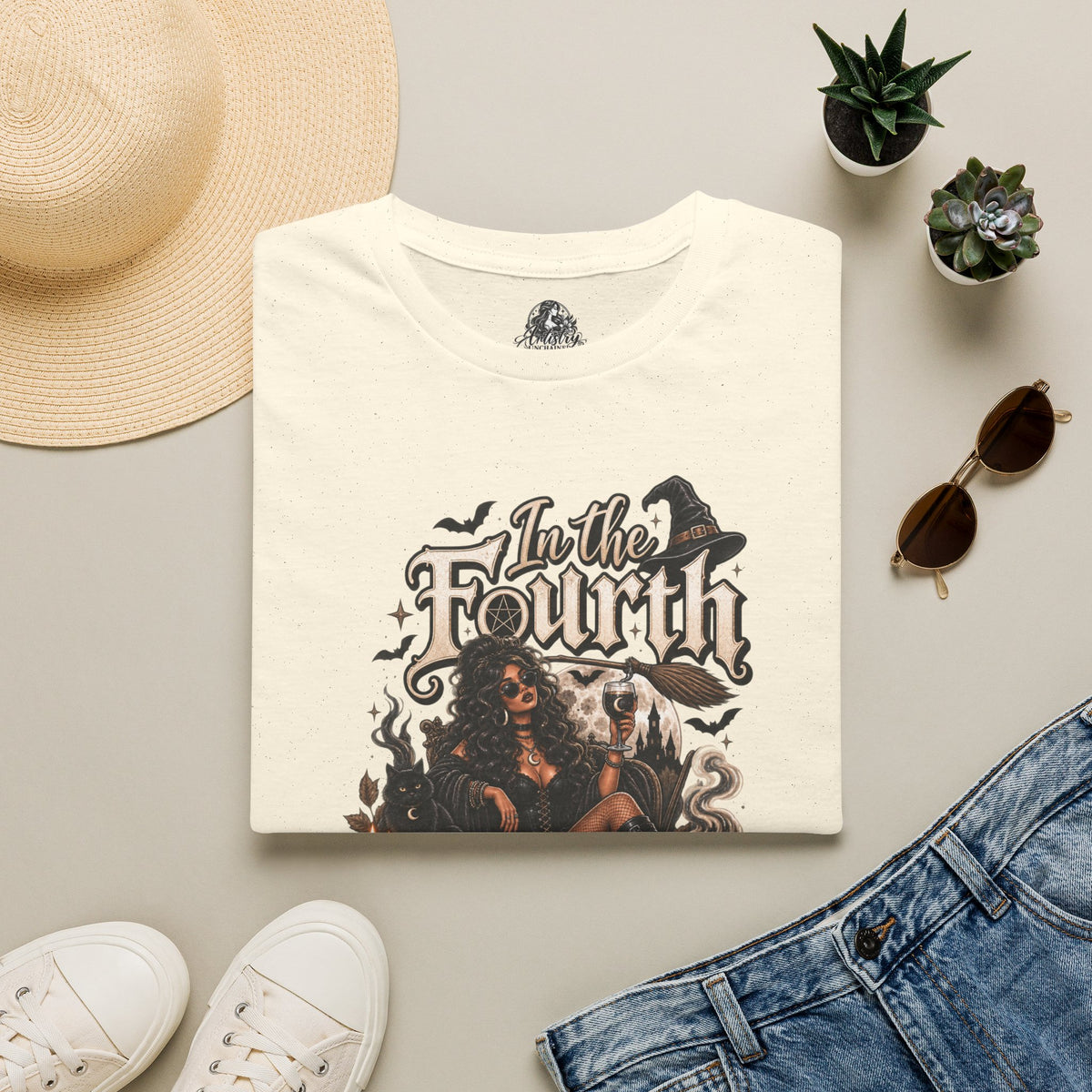 Fourth Sanderson Sister Halloween | Glam Ghost Design | Unisex Softstyle T-Shirt