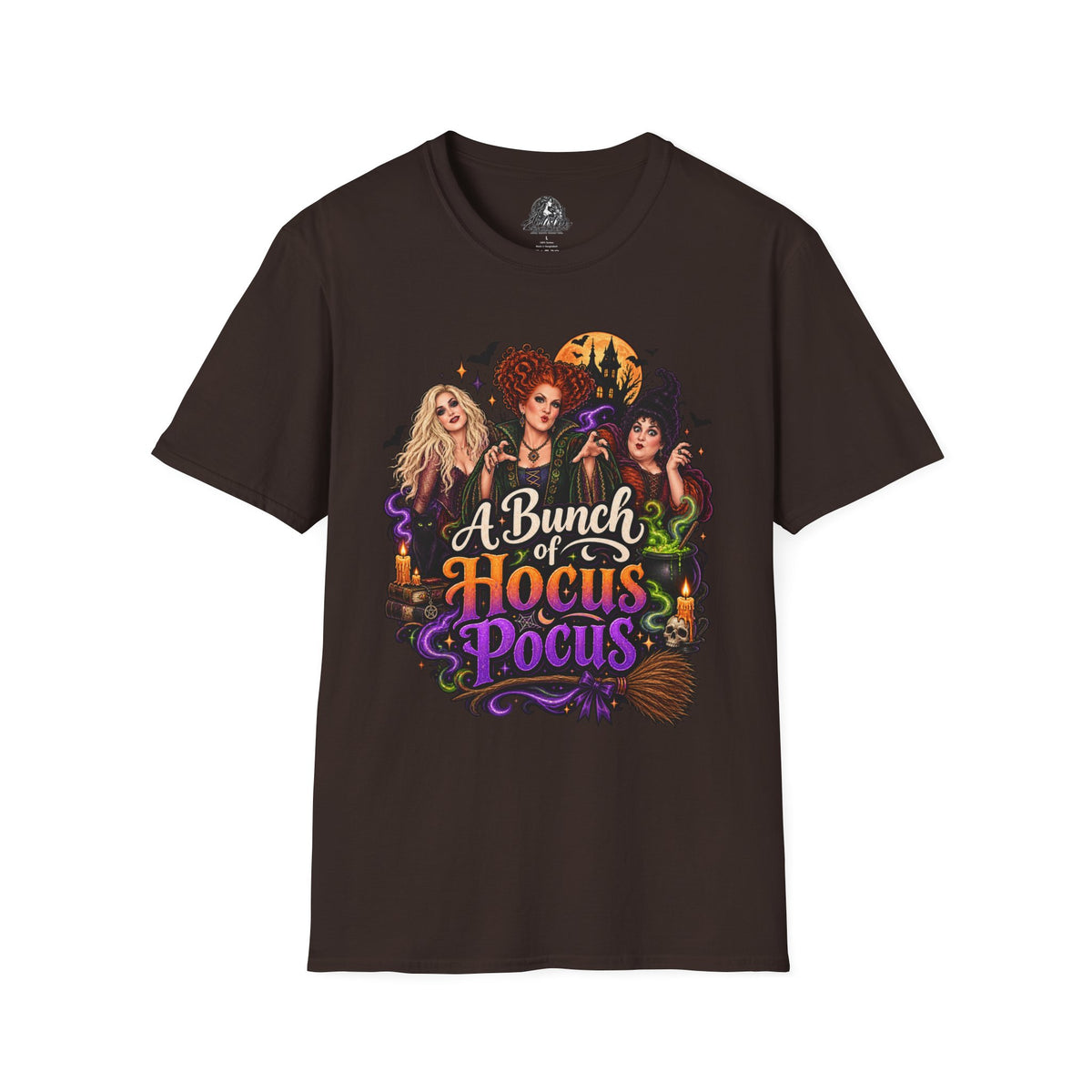 Bunch of Hocus Pocus Halloween | Glam Ghost Design | Unisex Softstyle T-Shirt