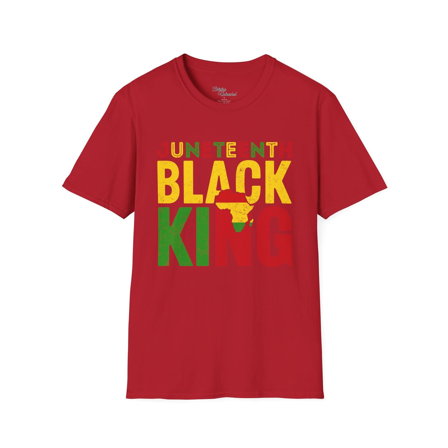 Black King Juneteenth Unisex Softstyle T-Shirt