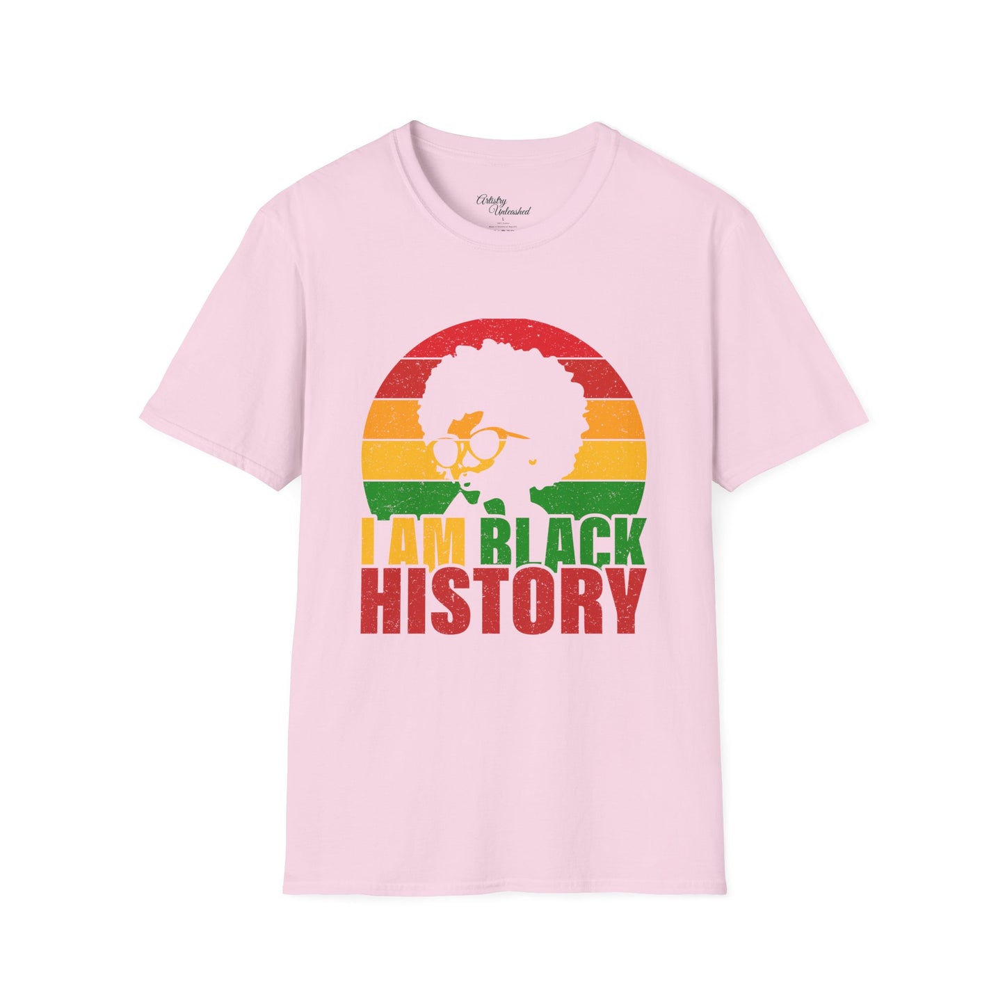 I Am Black History Unisex Softstyle T-Shirt