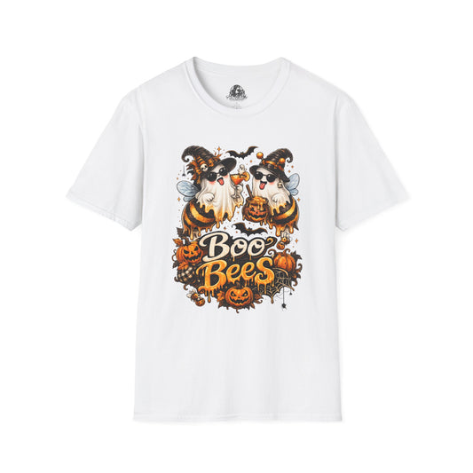 Boo Bees Halloween | Glam Ghost Design | Unisex Softstyle T-Shirt