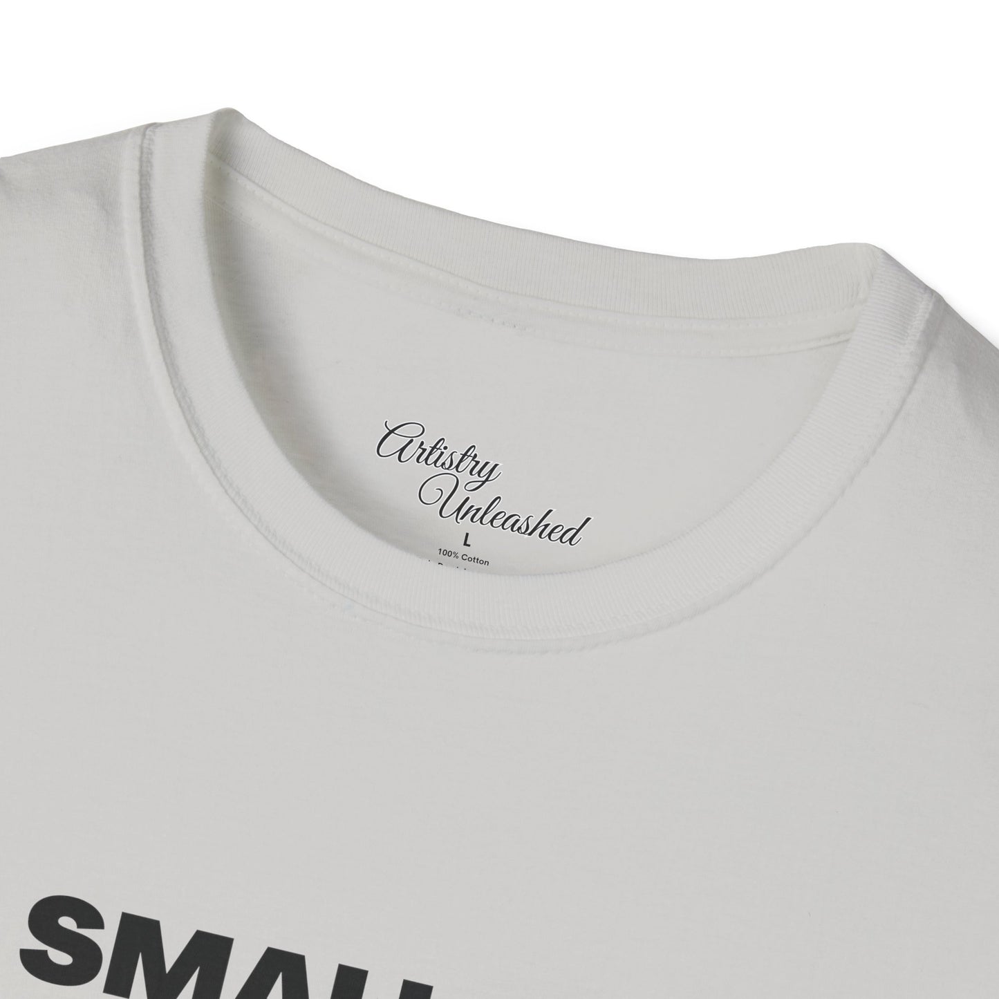 Small Business Manifesting White Unisex Softstyle T-Shirt