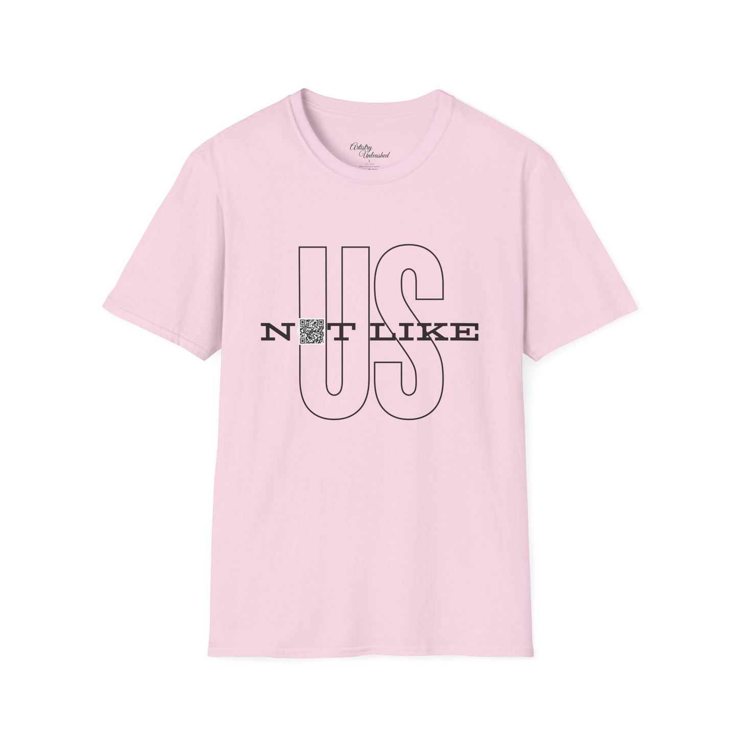 Not Like Us QR Unisex Softstyle T-Shirt