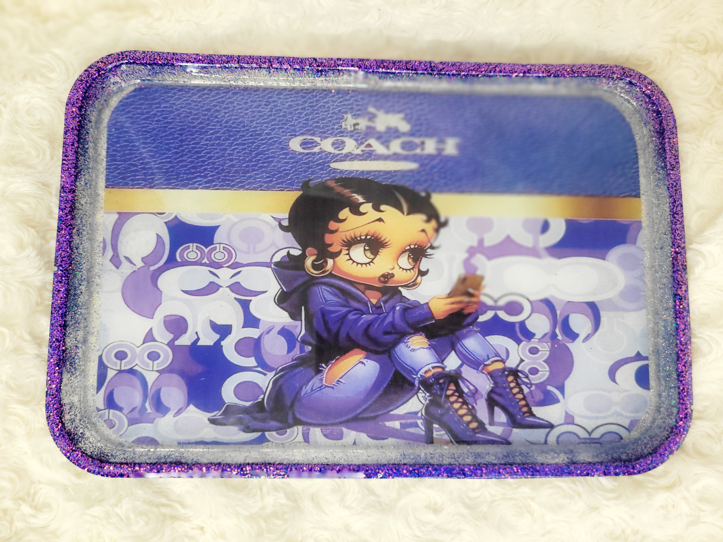 Boop Oop A Doop Lady Inspired Resin Tray