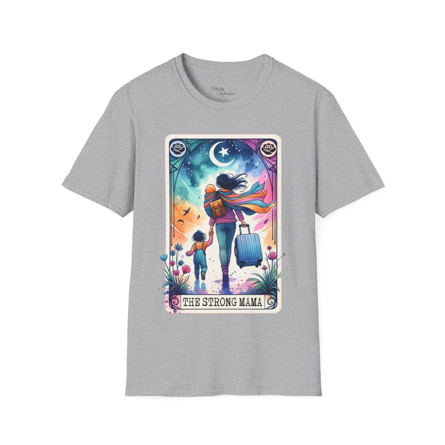 Strongest Mama Tarot Unisex Softstyle T-Shirt