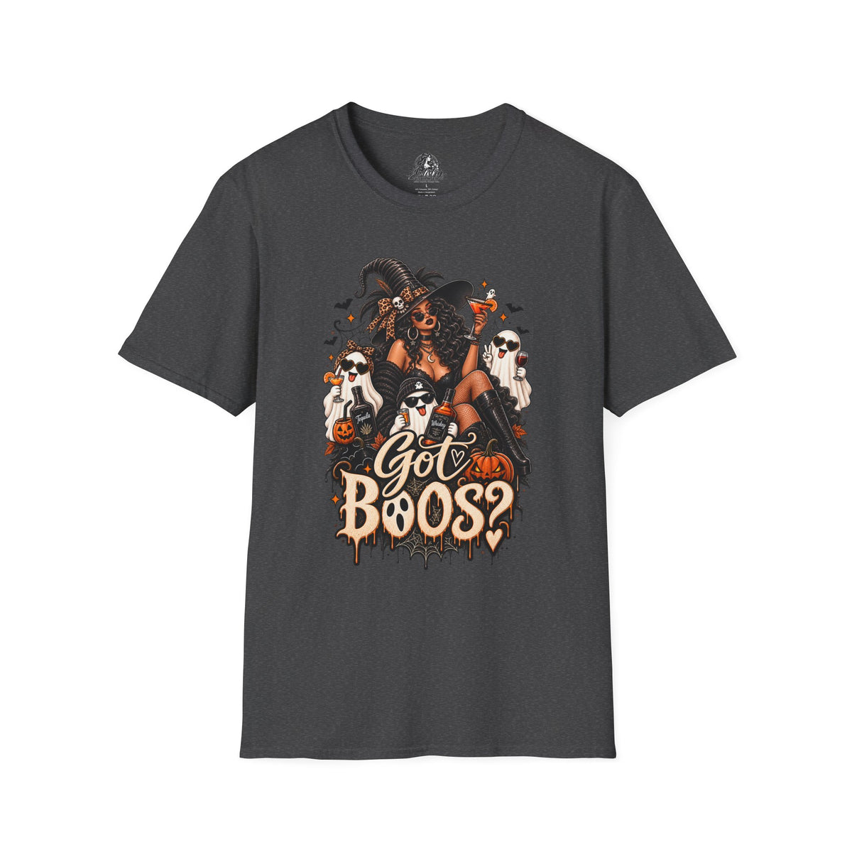 Got Boos Halloween | Glam Ghost Design | Unisex Softstyle T-Shirt