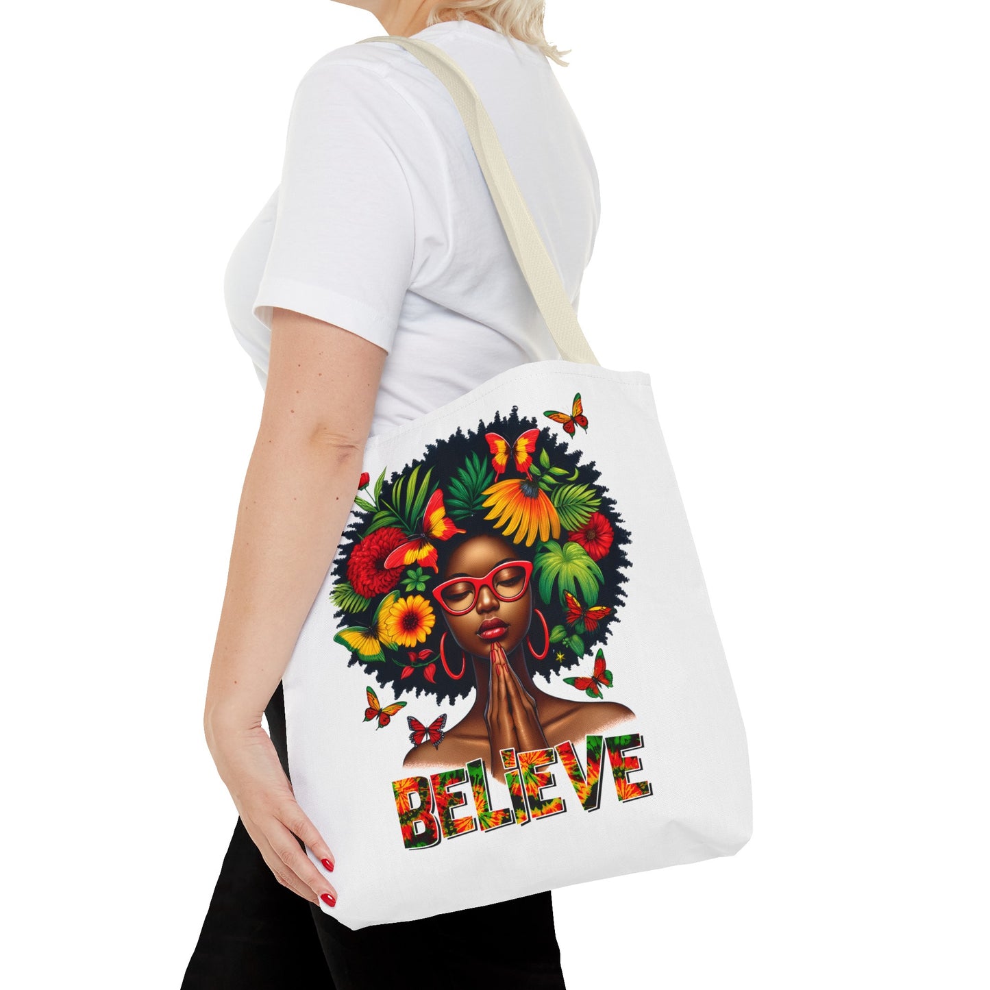 Believe Woman Tote Bag