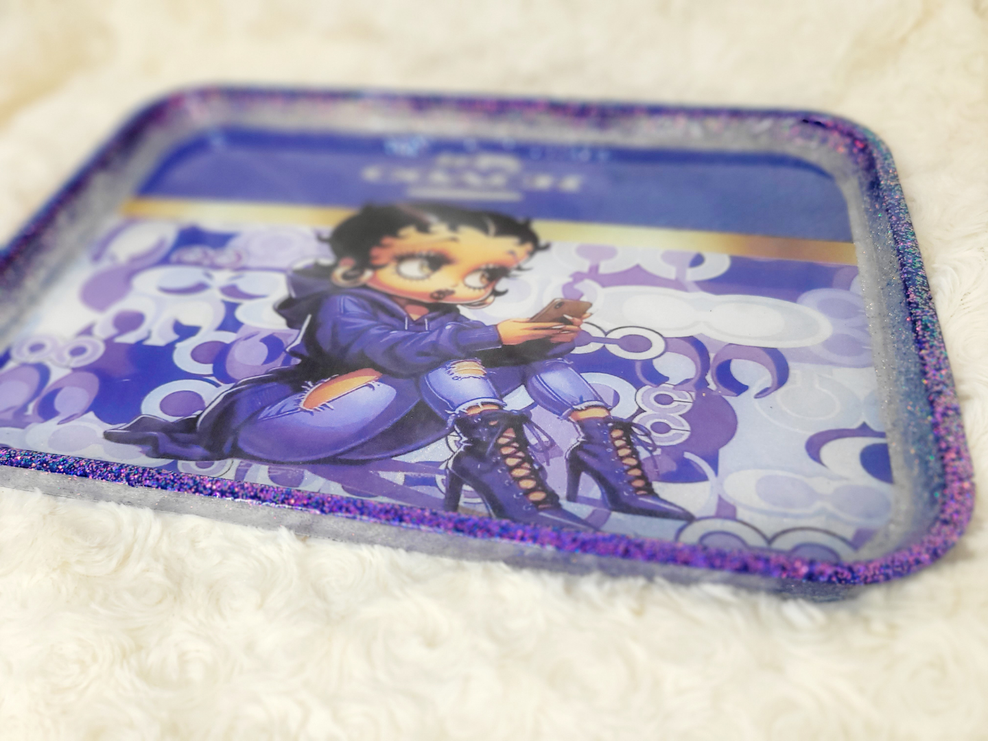 Boop Oop A Doop Lady Inspired Resin Tray