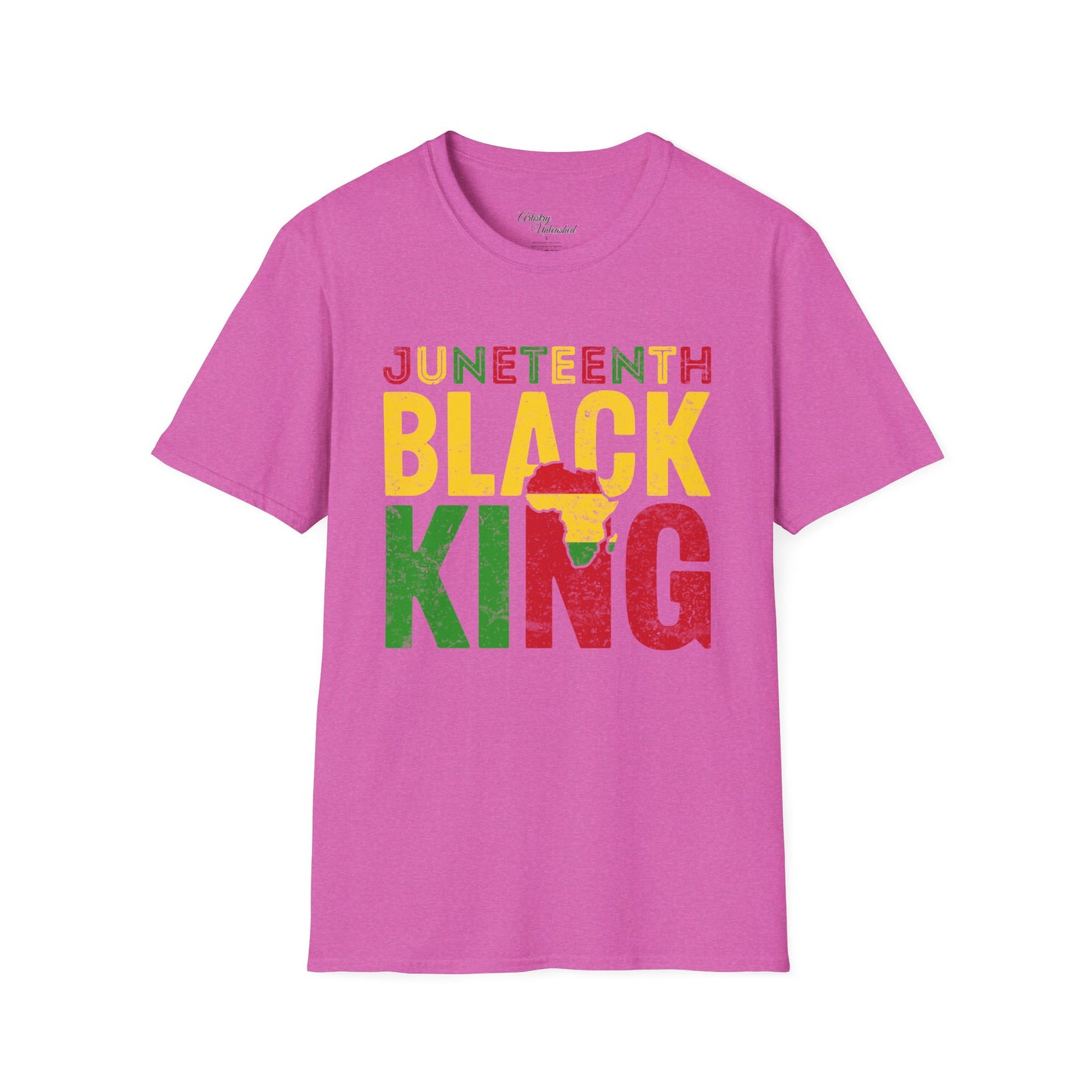 Black King Juneteenth Unisex Softstyle T-Shirt