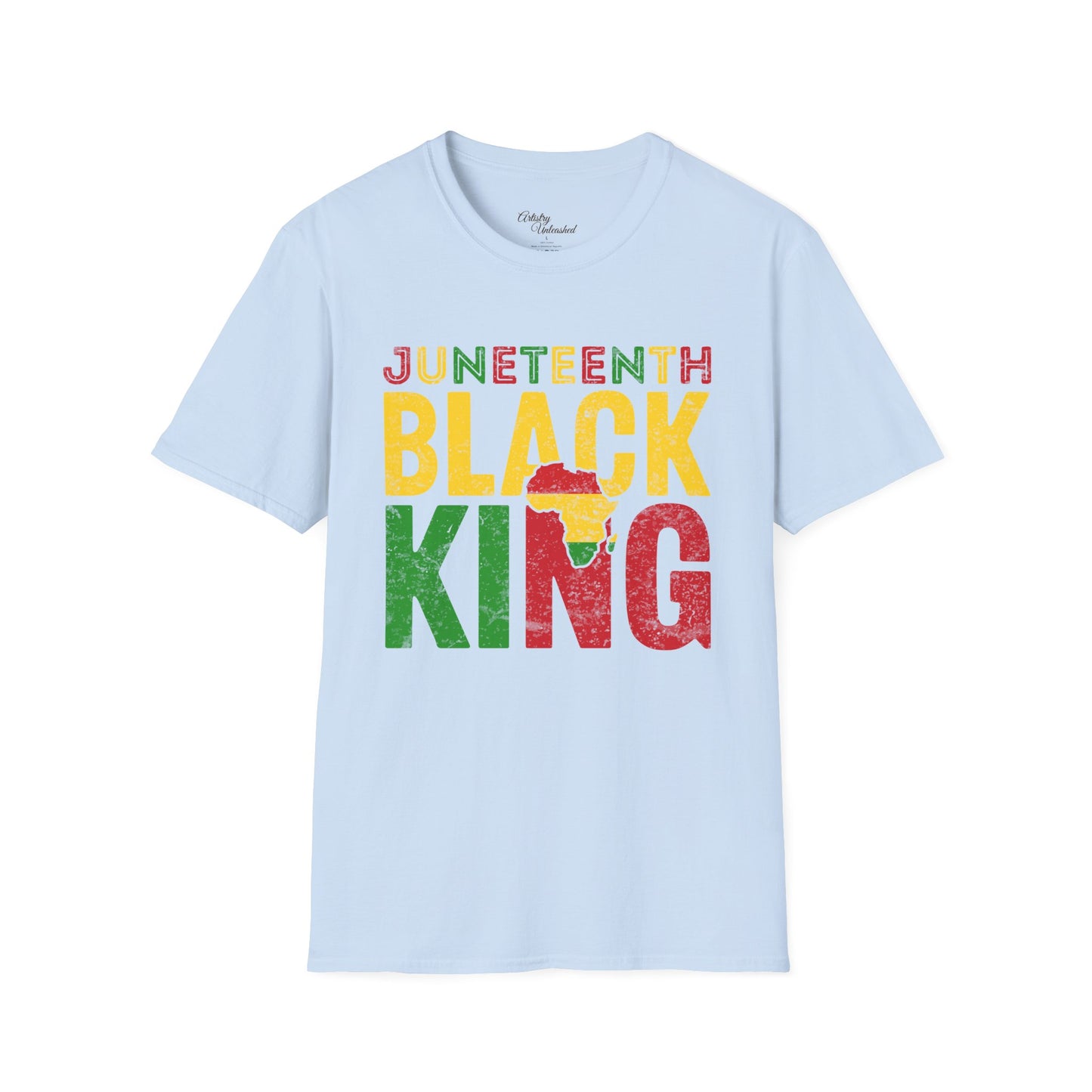 Black King Juneteenth Unisex Softstyle T-Shirt